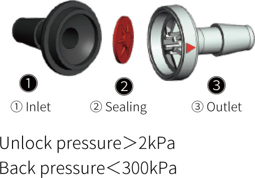 Diaphragm Check Valve Setup