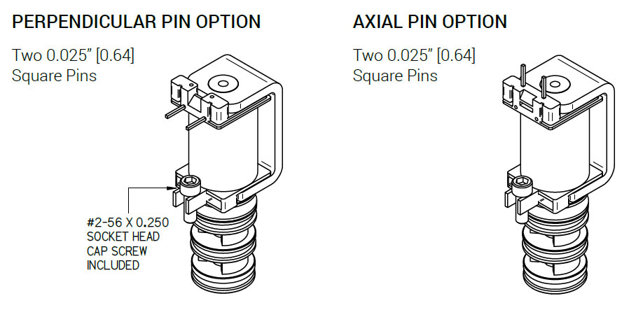 CSV 12mm Pin-Optionen