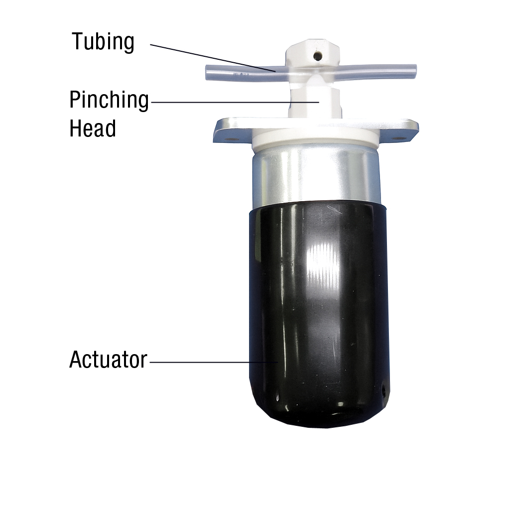 Quetschventil mit Statuserkennung